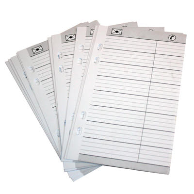 Løsblad til telefon- & visit- kortringbind 7900 m/10