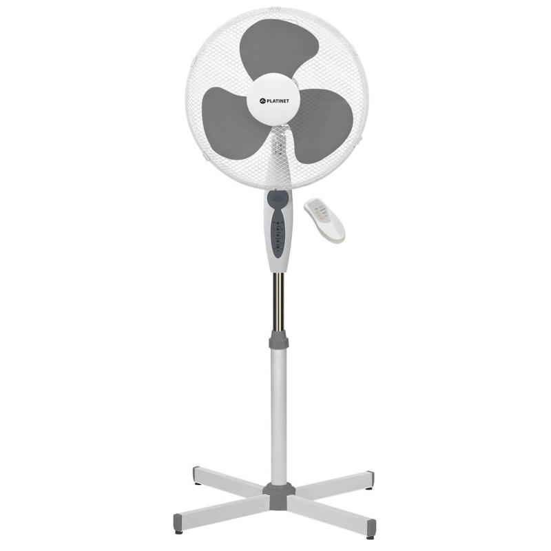 Ventilator t/gulv 40W grå