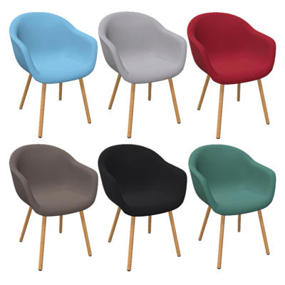 Stol Dauphin Fiore Club FI-7470 bøg stel