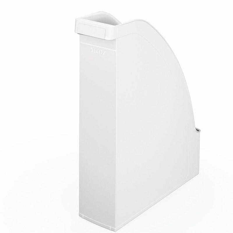 Tidsskriftsamler Leitz Plus A4 bredde 70mm hvid