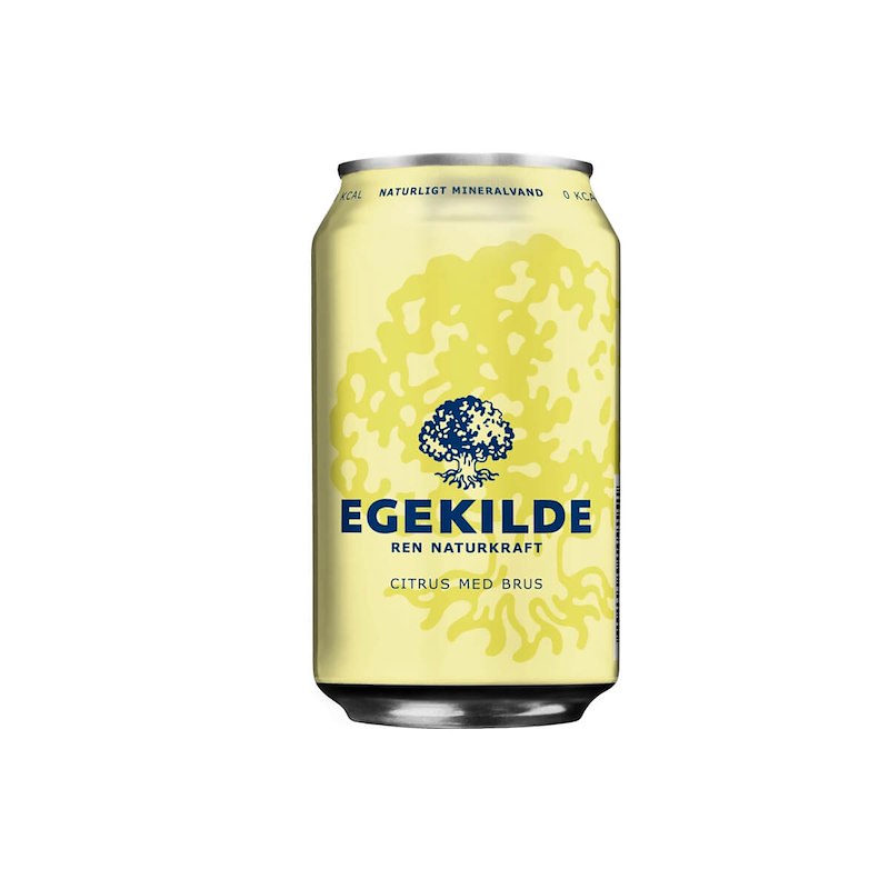 Danskvand Egekilde m/citrus Egekilde 0,33l ks m/24 incl pant