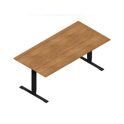 Hæve-sænkebord Dencon X1798 1800x900 sort stel valnød pl