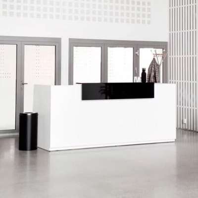 Receptionsskranke hæve/sænke Sono 1225x2600x870mm kompl. hv