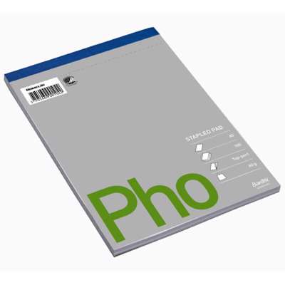 Telefonblok A5 perforeret ulinieret uhullet 60g 100bl/stk