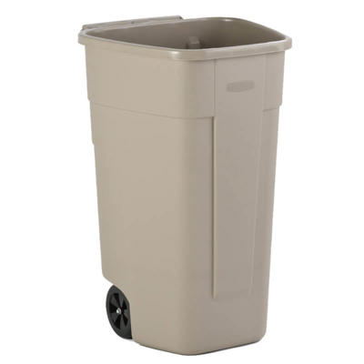 Affaldscontainer u/låg beige, 110 L