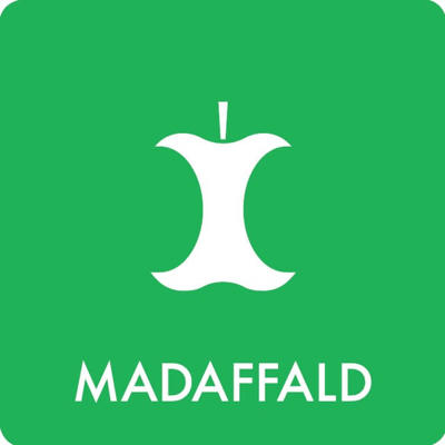 Piktogram affaldssortering Bica magnet 12x12 MADAFFALD grøn