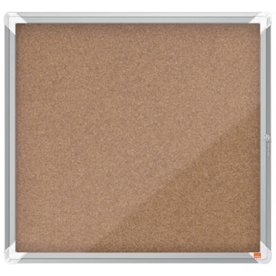 Opslagsskab Nobo Premium kork 6xA4 m/lås indendørs