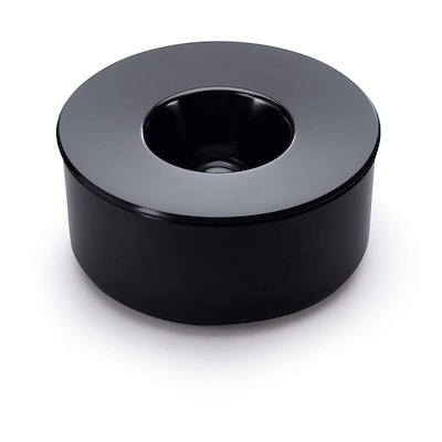 Askebæger Kulan sort Ø125mm 