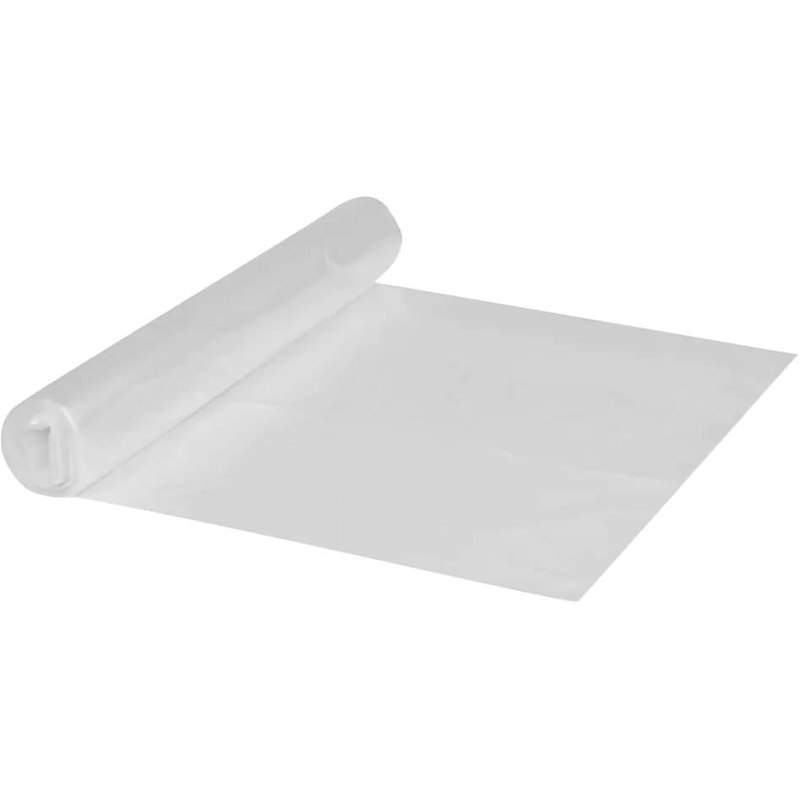 Affaldspose LDPE genanv. plast klar 80x55cm 55my 40l 10stk.