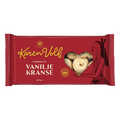 Julesmåkager Vaniljekrans Karen Volf 190 gr.