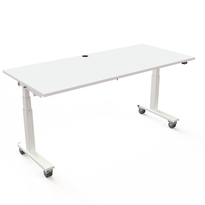 Hæve-sænkebord Flip Top ConSet 180x80 hvid/hvid