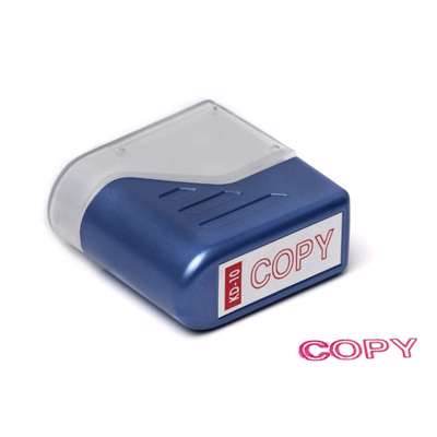 Stempel Deskmate Copy rød tekst