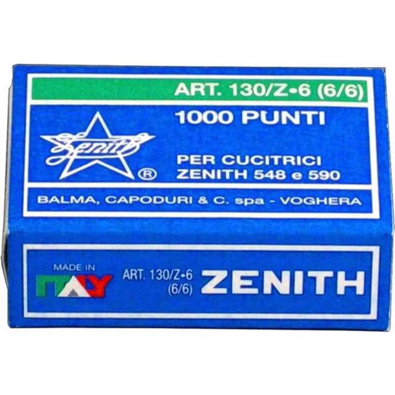 Hæfteklamme forzinket stål Zenith 130-Z 1000stk/pak