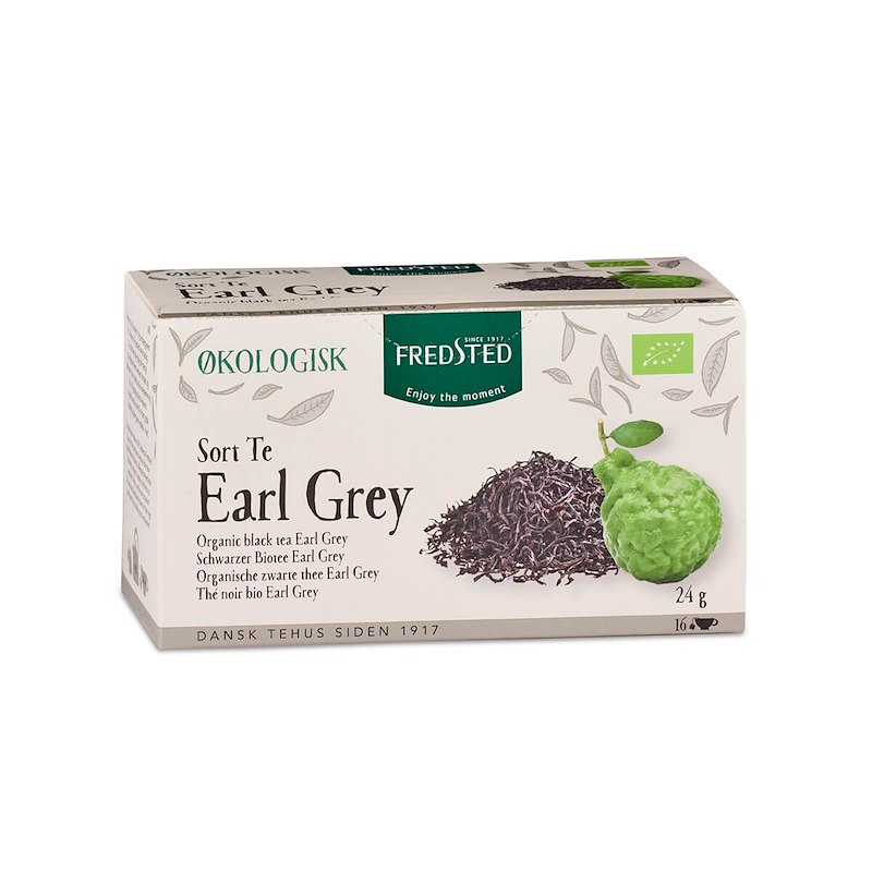 Te Fredsted Earl Grey sort økologisk /16 breve
