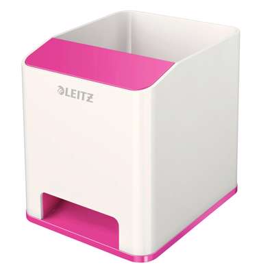 Penneholder Leitz WOW Sound pink metallic