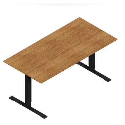 Hæve-sænke bord Dencon V3504 1600x800 sort stel valnød pl