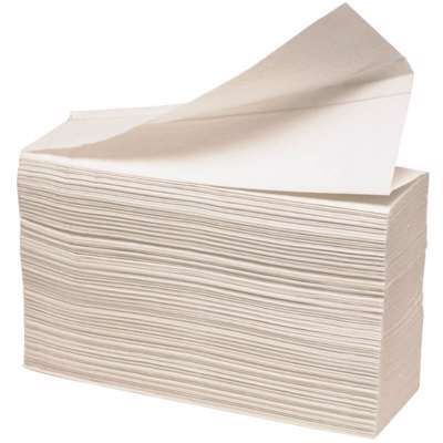 Papirhåndklæde Care-Ness Excellent W-fold 2-lags hvid m/2000