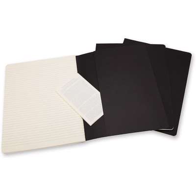 Notesbog Moleskine Cahier Journal lin. XL 19x25cm sort /3