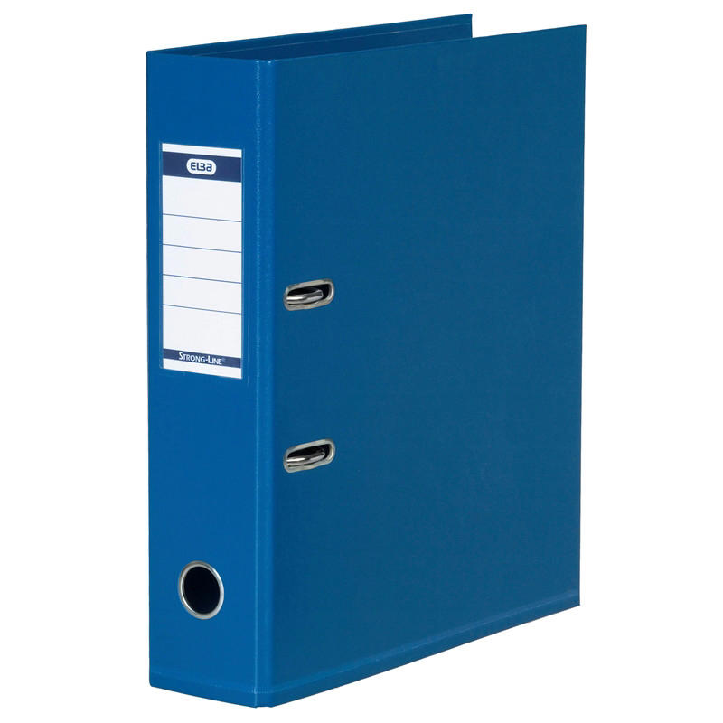 Brevordner ELBA PP A4 blå bred 1414-01