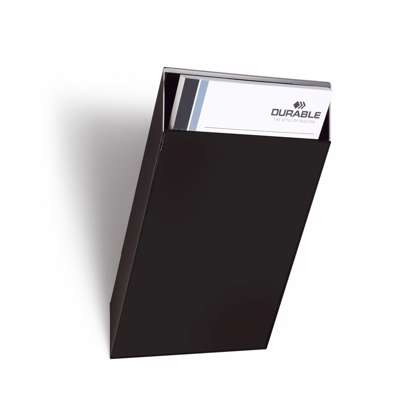 Brochureholder Flexiboxx A4 1 bakke udvidelse sort stående