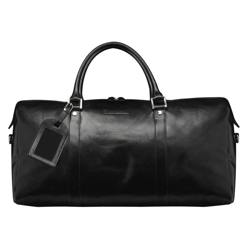 Weekender Bag Kastrup, læder sort (2nd Gen)