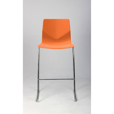 Barstol FourSure 105 orange krom stel