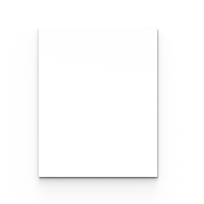 Glastavle Lintex Mood Wall 1000x1250mm hvid