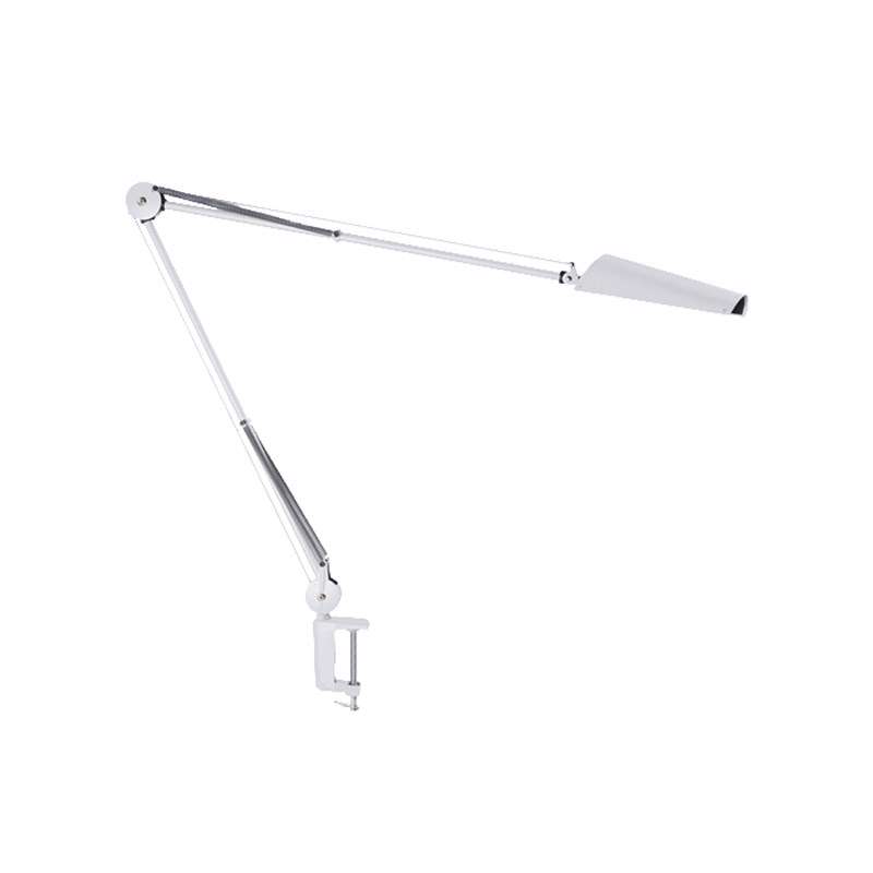 Lampe LUXO Air LED hvid 800 mm arm m/bordklemme asym.
