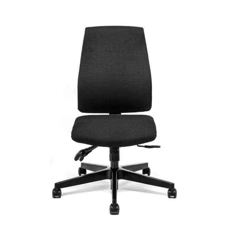 Kontorstol Interstuhl 16GD2 m. høj ryg, m. sort kryds