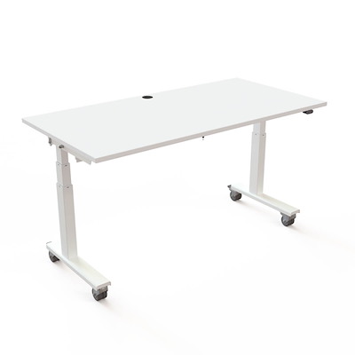 Hæve-sænkebord Flip Top ConSet 160x80 hvid/hvid