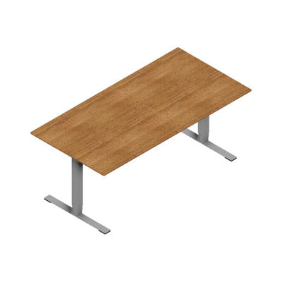 Hæve-sænkebord Dencon 11798 1800x900 alu stel valnød pl