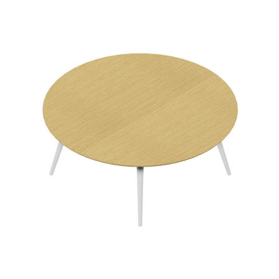 Konferencebord Dencon XL 1909 Ø180 HPL eg/hvid