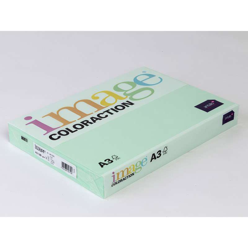 Kopipapir Image Coloraction A3 80g mellemgrøn MG28 500ark/pk