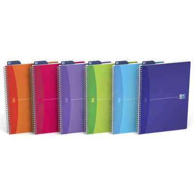 Blok A4 Oxford Office My Colours 90 g lin. med 90 ark