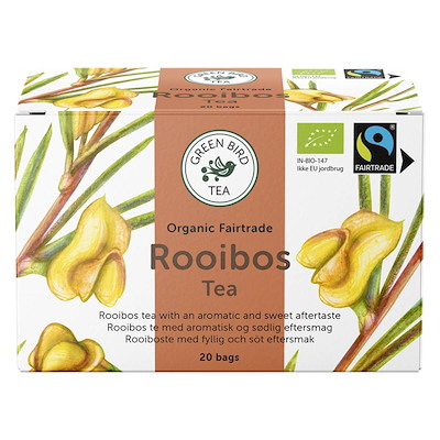 Te Rooibos Green Bird Tea øko Fairtrade 20breve/æsk