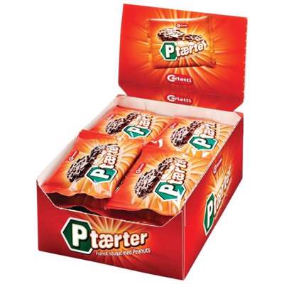 Chokolade P-tærter 25g /20stk
