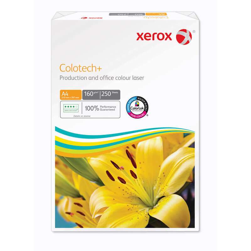 Kopipapir Xerox Colotech+ FSC 160g A4 250ark/pk