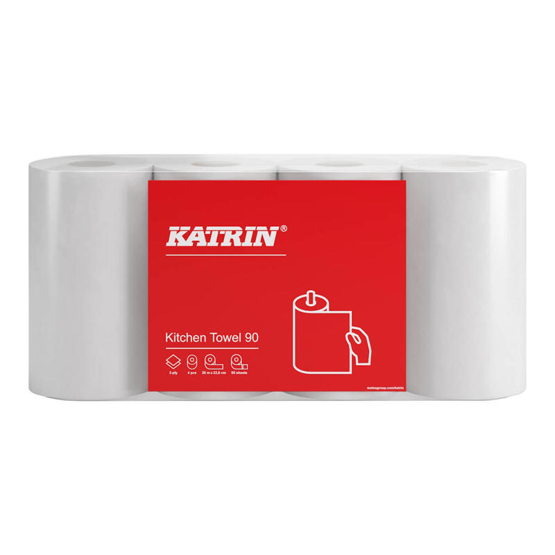 Køkkenrulle Katrin 90 2-lags natur 24,6 m pk./32