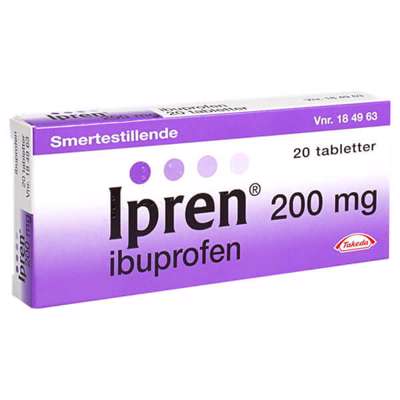 Håndkøbsmedicin Ipren tabl. 200mg /20 stk.