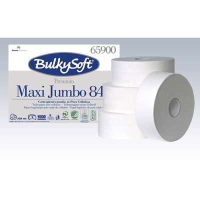 Toiletpapir Gigant M Bulky Sof 2-lags hvid 320m 6rul/pak