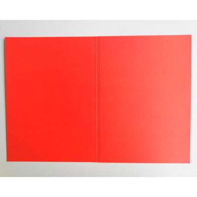 Mappe DKF nr. 300 A4 u/klap 801608, rød