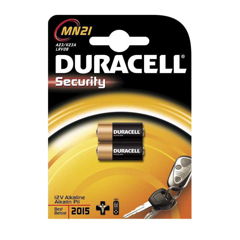 Batteri Duracell Security MN21 2stk/pak
