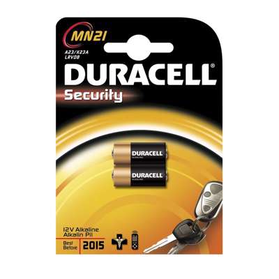 Batteri Duracell Security MN21 2stk/pak
