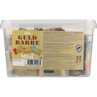 Chokolade Toms Mini Guldbarre 800g