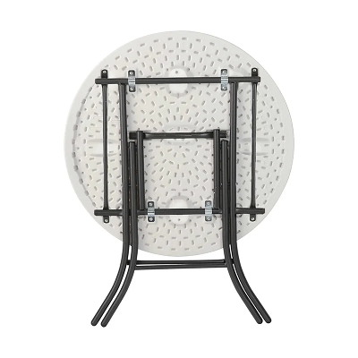 Cafebord LifeTime rund Ø84 højde 74 hvid