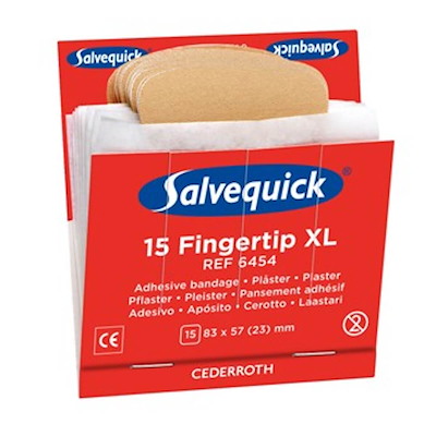 Plast fingerspids Cederroth Salvequick  XL refill