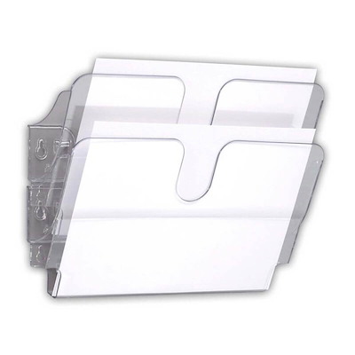 Brochureholder Flexiplus 2 A4 tvær klar