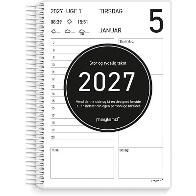 Seniorkalender dagkalender 2027 Mayland