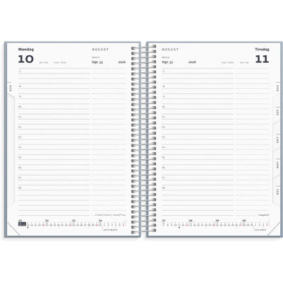 Dagkalender tekstilpræg 2026