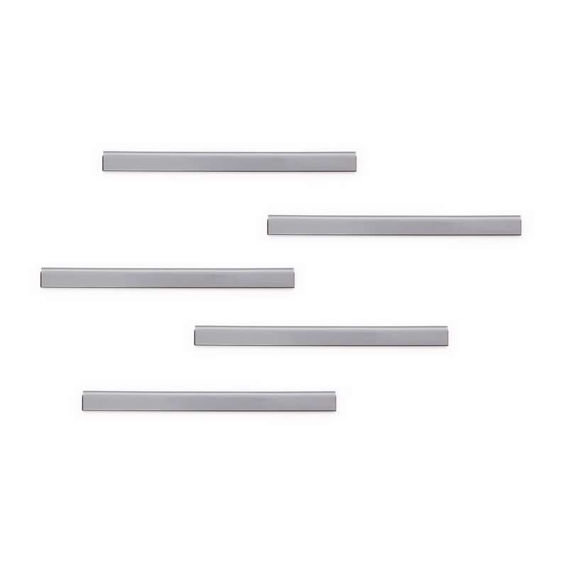 Skinne DURAFIX RAIL 210mm magnetisk selvklæb. 5stk/pk sølv